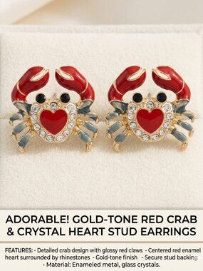 Crab Earrings